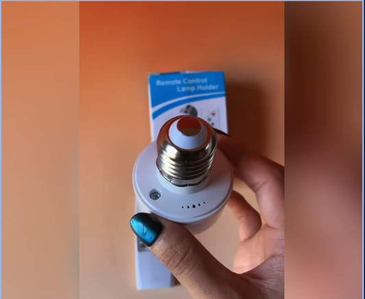 Support de lampe intelligent E27 avec télécommande infrarouge sans fil et minuterie, interrupteur pour maison 🇧🇯