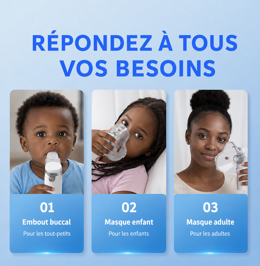 Inhalateur de vapeur personnel nébuliseur de maille portable pour adultes, enfants