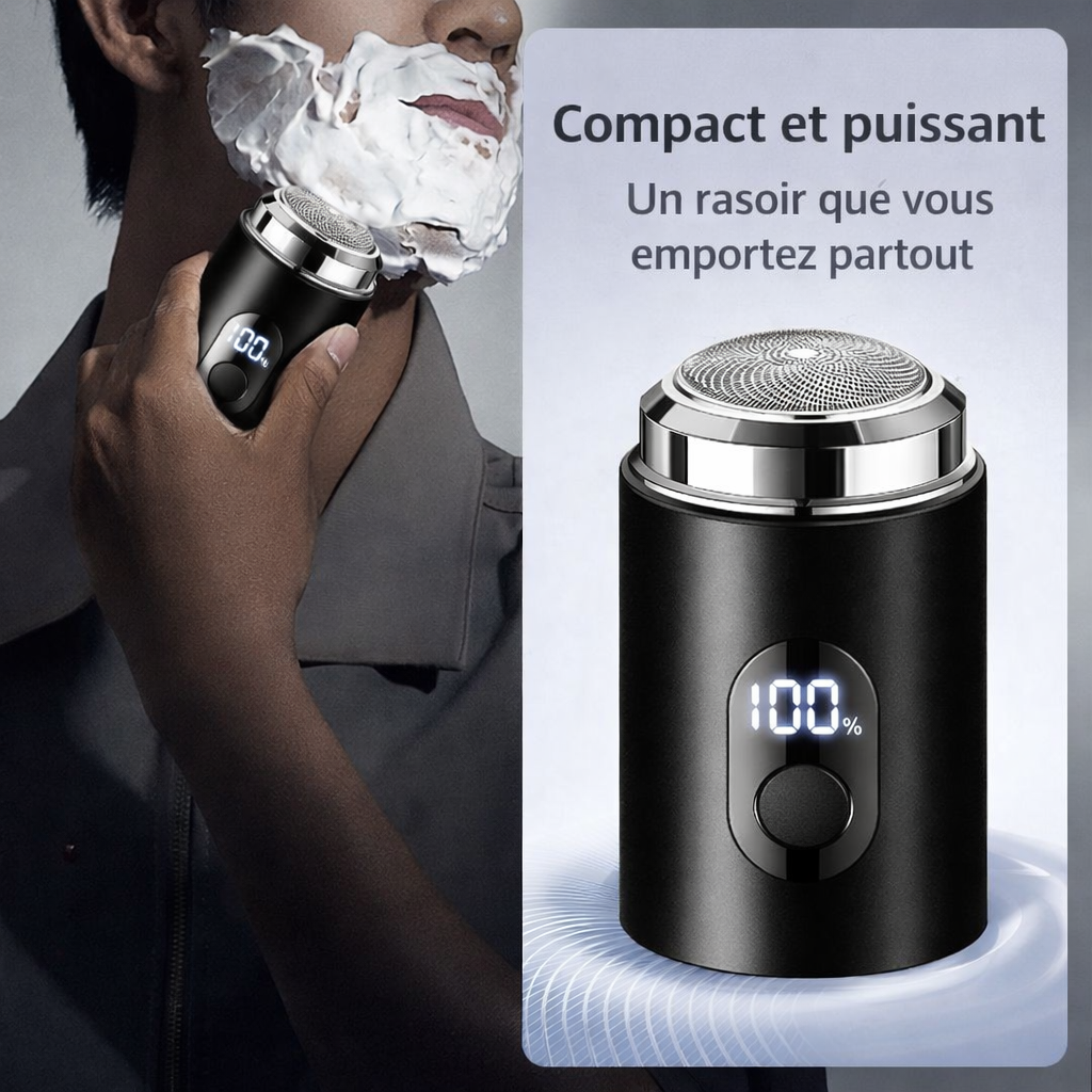 Rasoir Électrique Chaud pour Hommes, Mini Rasoir de Voiture, Articles de Voyage, Rasoir Portable pour Voyages d'Affaires, Rechargeable 🇧🇯